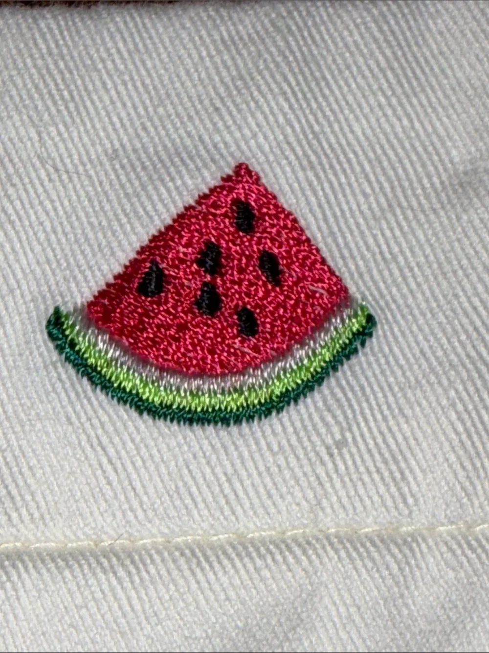 J.Crew Watermelon Embroidered Shorts Women’s 8 White Preppy Summer